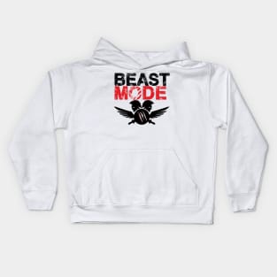 Beast Mode art Kids Hoodie